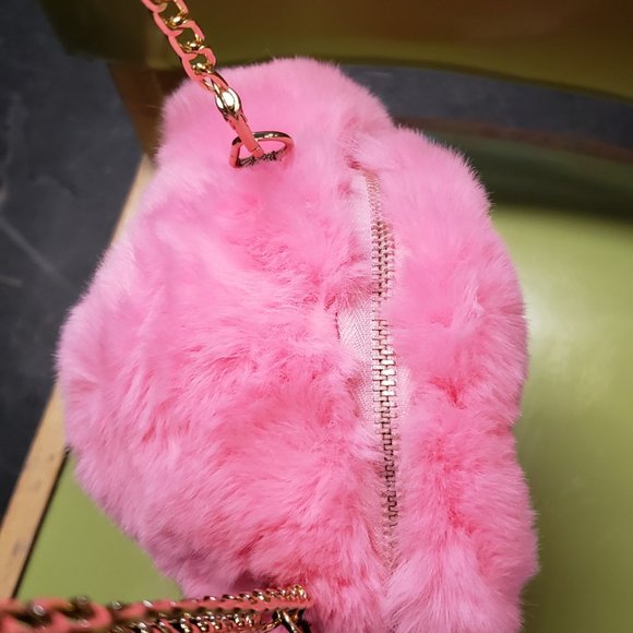 - Furry Bunny Plush Backpack 13" - Picture 6 of 10